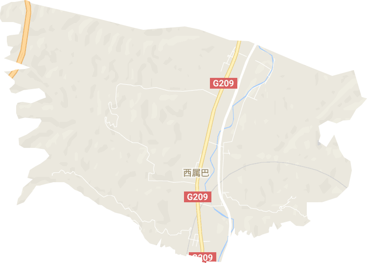 西属巴街道电子地图