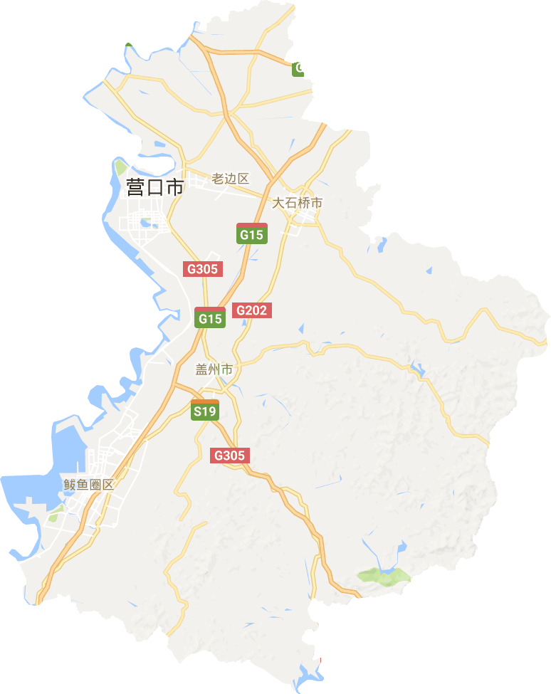 营口市电子地图