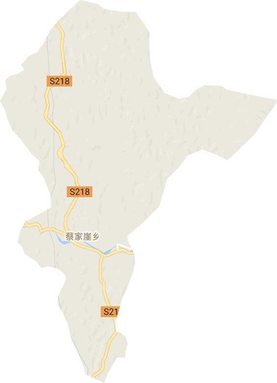 蔡家崖乡电子地图