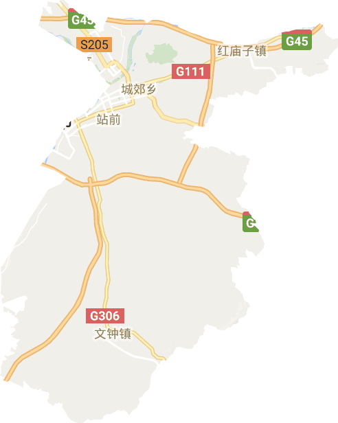 红山区电子地图