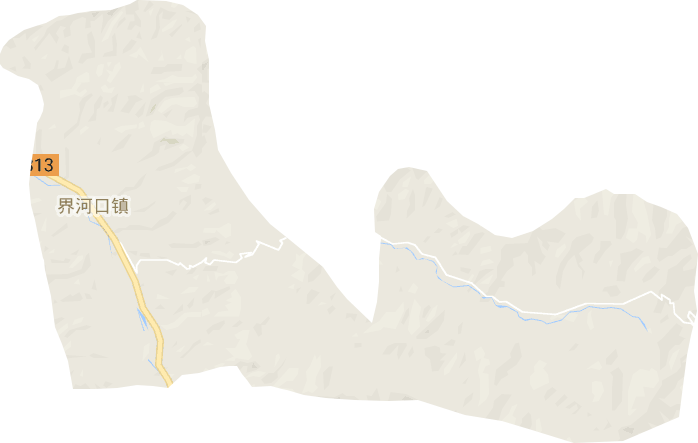 界河口镇电子地图