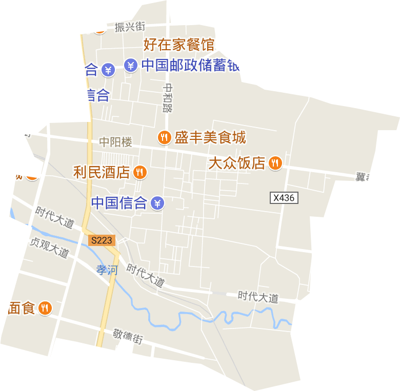 中阳楼街道电子地图