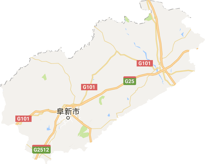 阜新市电子地图