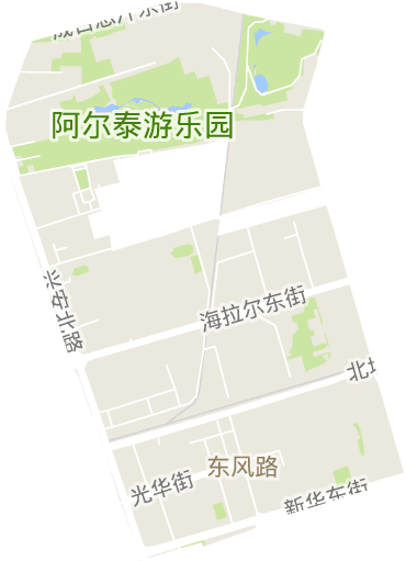 东风路街道电子地图