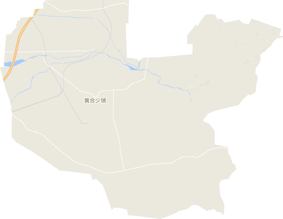黄合少镇电子地图