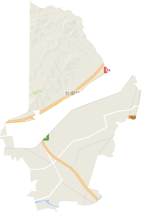 台阁牧镇电子地图