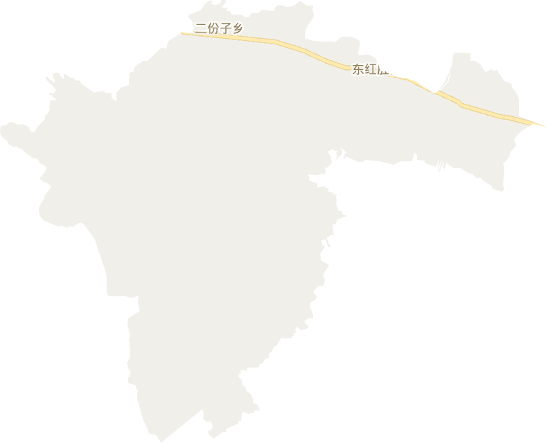 二份子乡电子地图