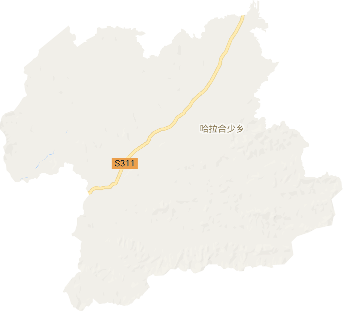 哈拉合少乡电子地图