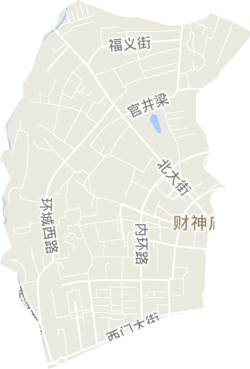 财神庙街道电子地图