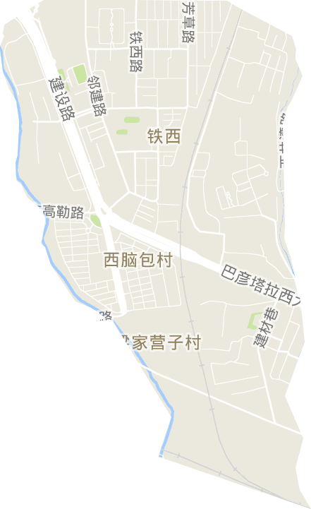铁西街道电子地图