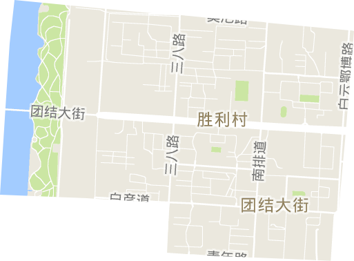 团结大街街道电子地图