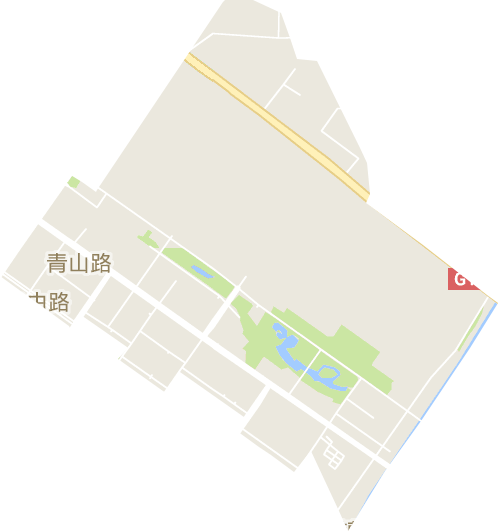 青山路街道电子地图