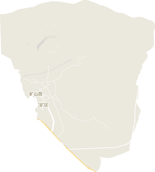 矿山路街道电子地图