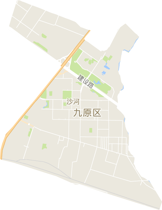 沙河街道电子地图