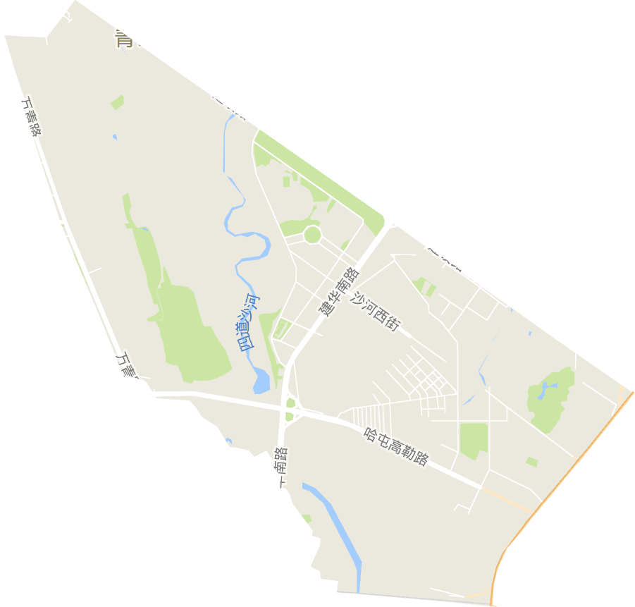 赛汗街道电子地图