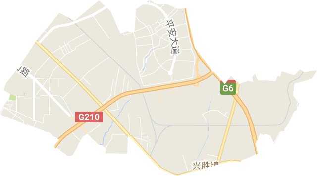 白音席勒街道电子地图
