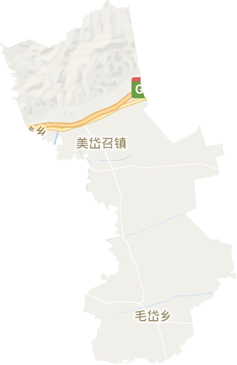 美岱召镇电子地图