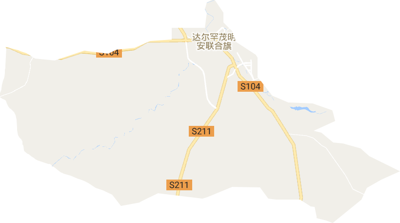百灵庙镇电子地图