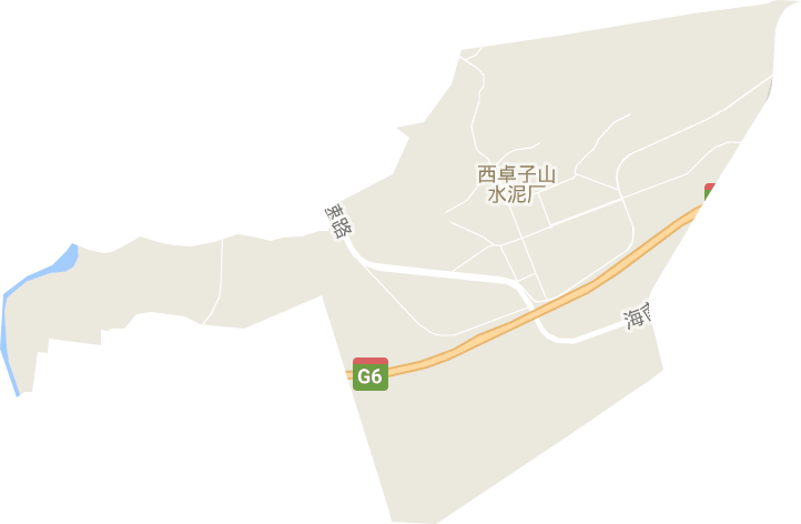 西卓子山街道电子地图