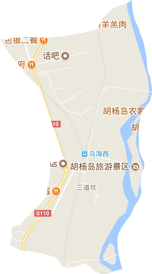 三道坎街道电子地图