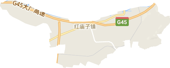 红庙子镇电子地图