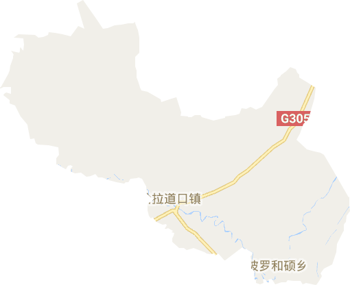 哈拉道口镇电子地图