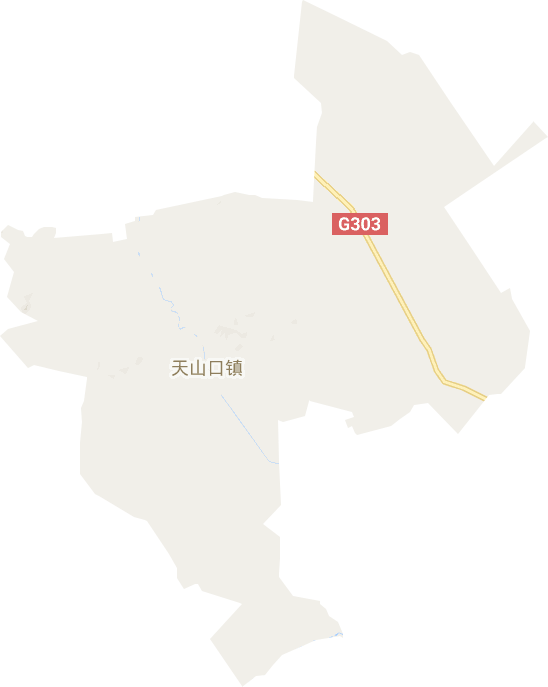 天山口镇电子地图