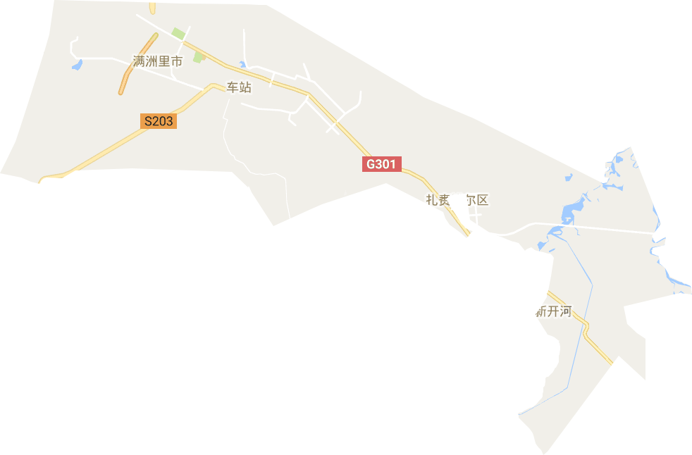 满洲里市电子地图