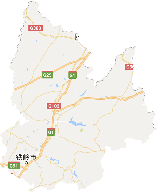 铁岭市电子地图