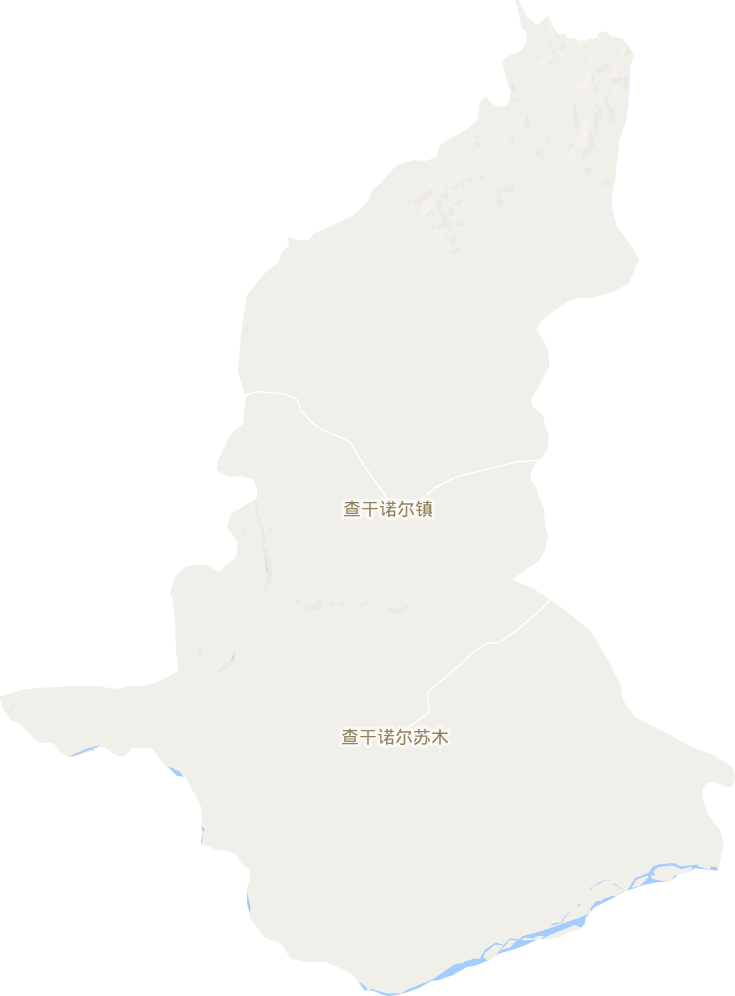 查干诺尔镇电子地图