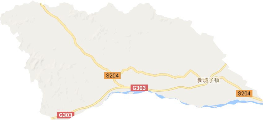 新城子镇电子地图