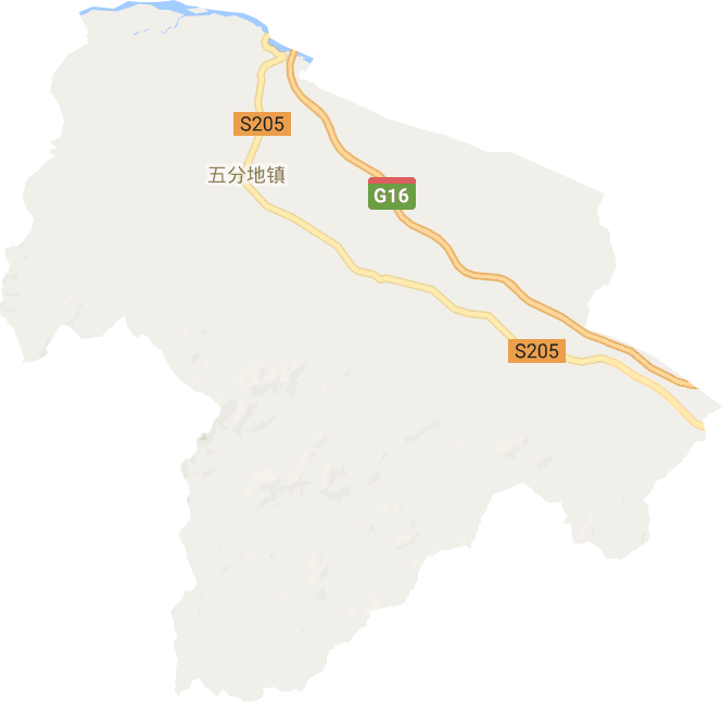 五分地镇电子地图