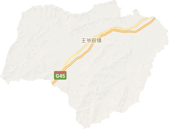 王爷府镇电子地图