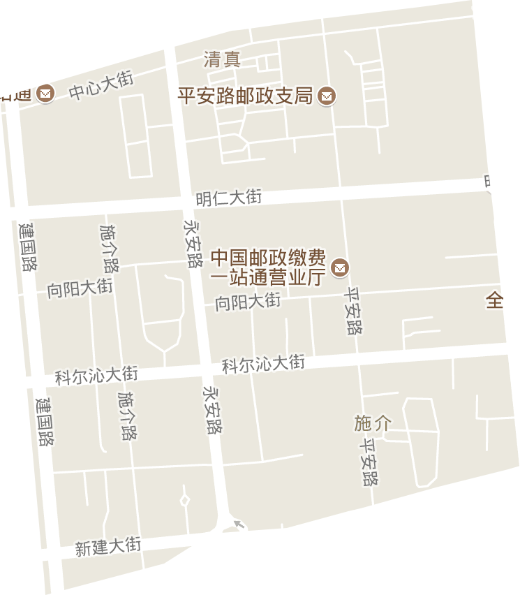 施介街道电子地图