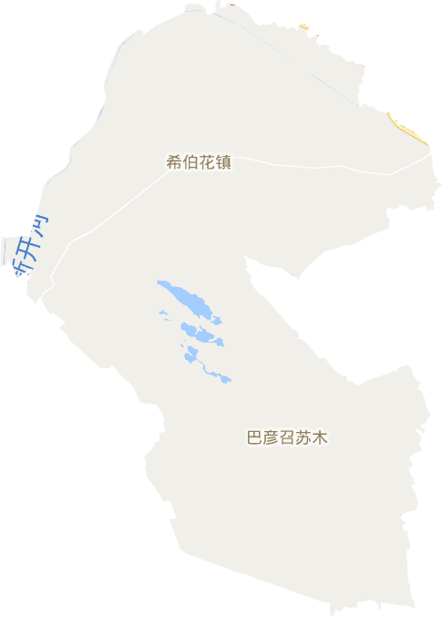 希伯花镇电子地图