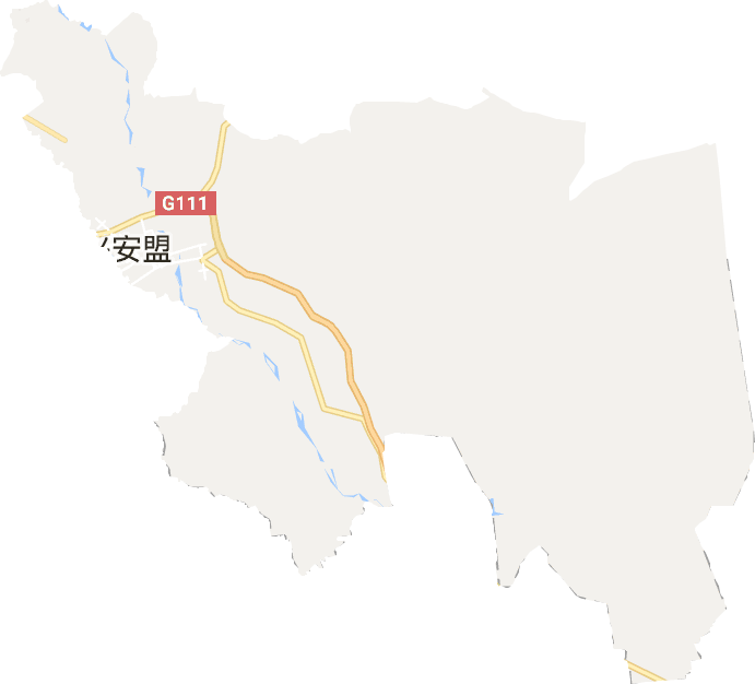 乌兰浩特市电子地图