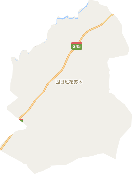 固日班花苏木电子地图