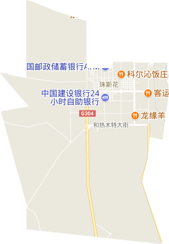 珠斯花街道电子地图