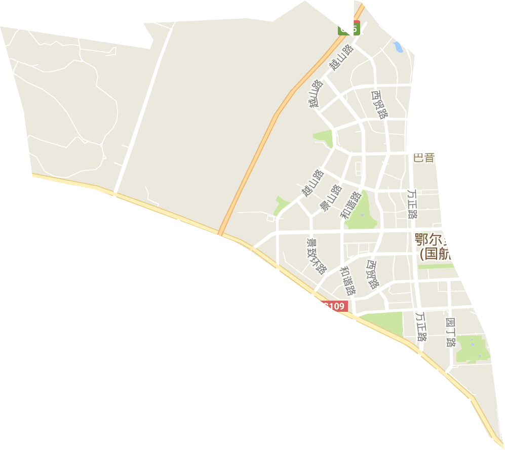 巴音门克街道电子地图