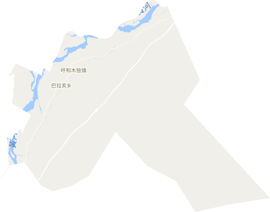 呼和木独镇电子地图