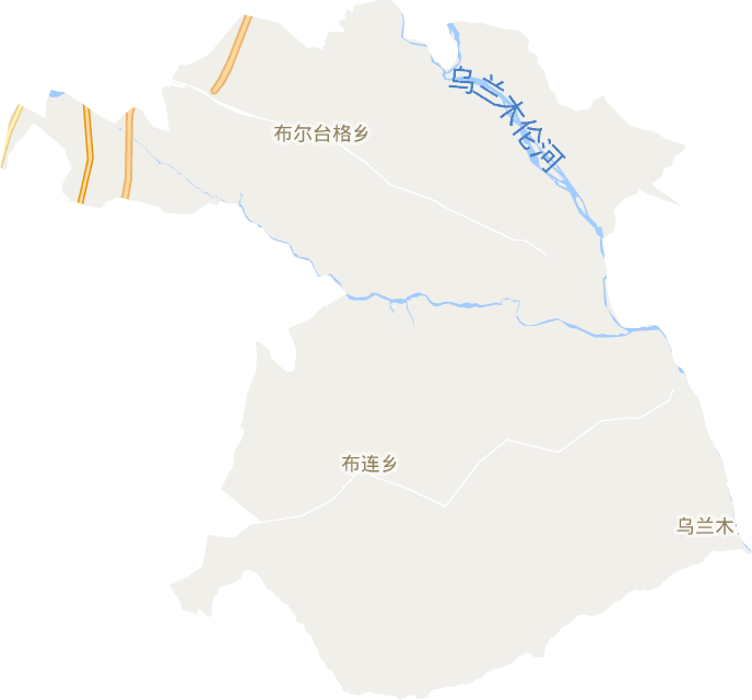 乌兰木伦镇电子地图