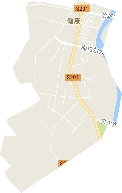 健康街道电子地图