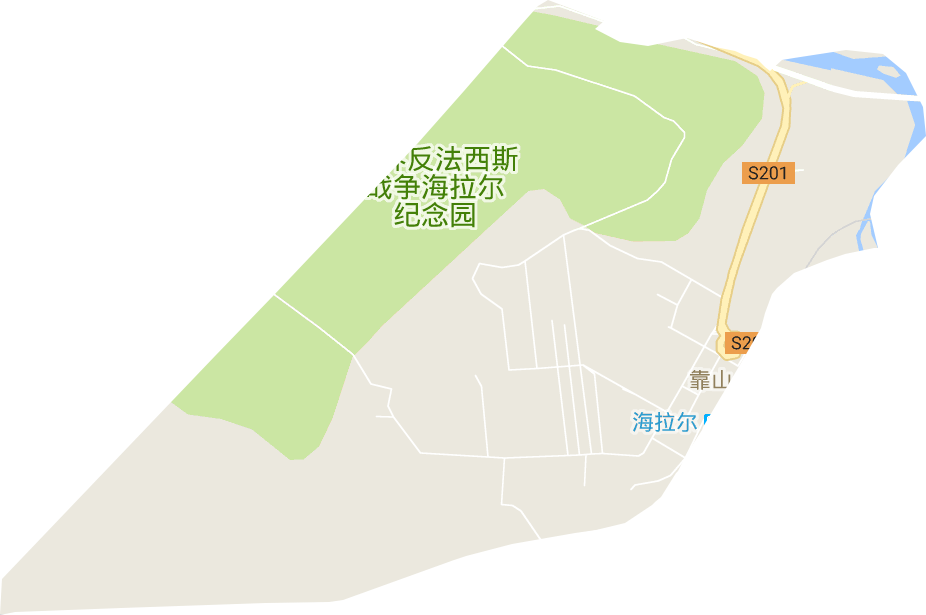 靠山街道电子地图