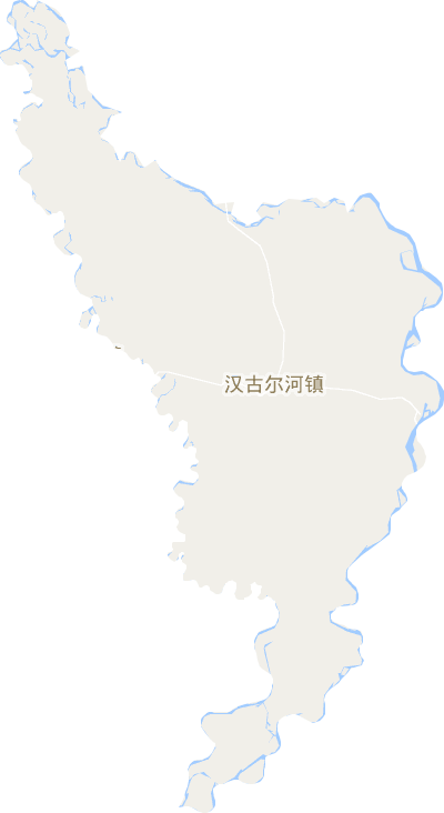 汉古尔河镇电子地图