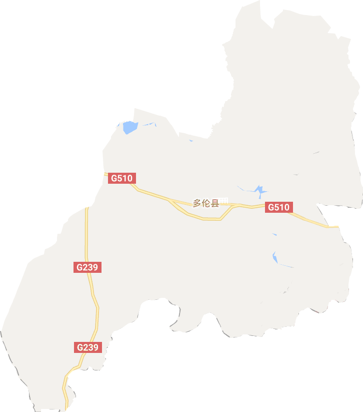 多伦县电子地图