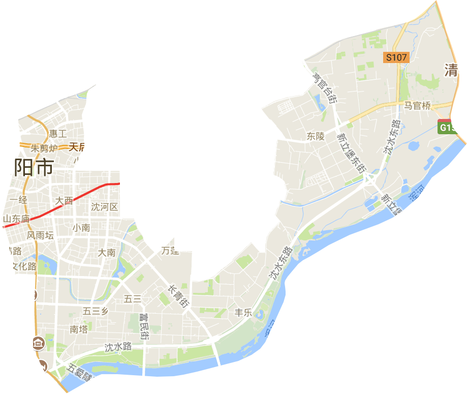 沈河区电子地图