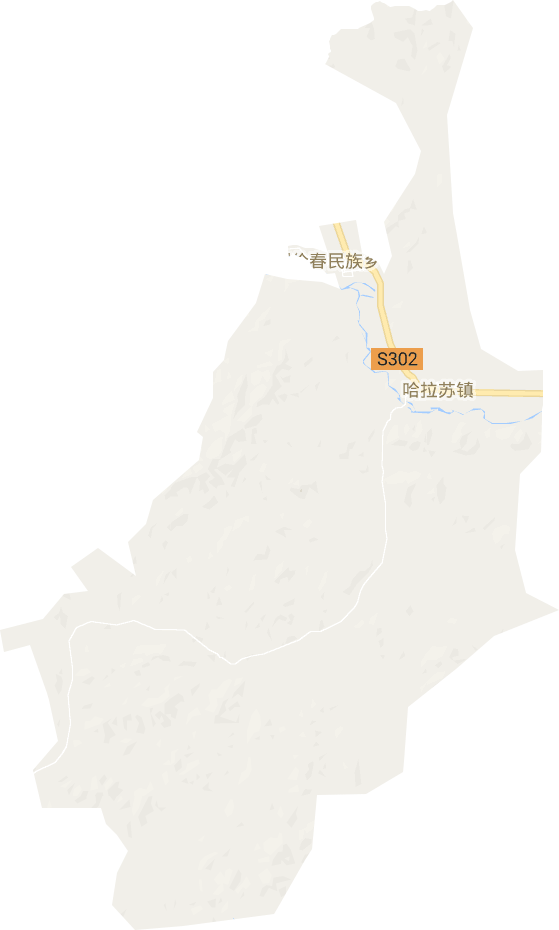 鄂伦春民族乡电子地图