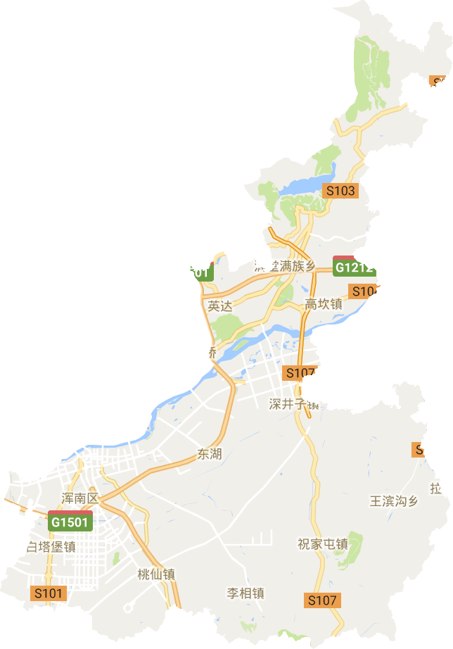 浑南区电子地图