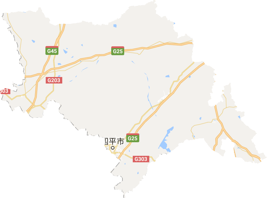 四平市电子地图