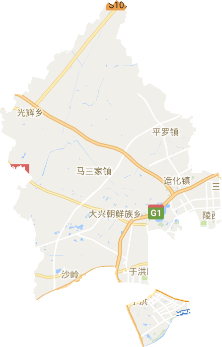 于洪区电子地图
